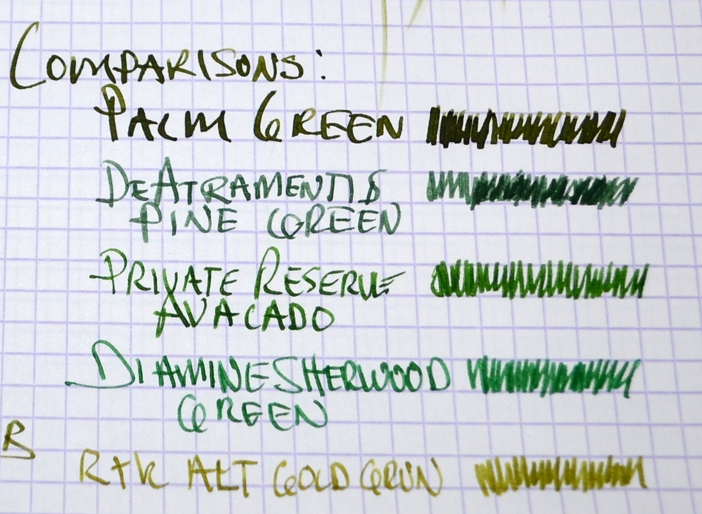 Montblanc Daniel Defoe Palm Green Fountain Pen Ink