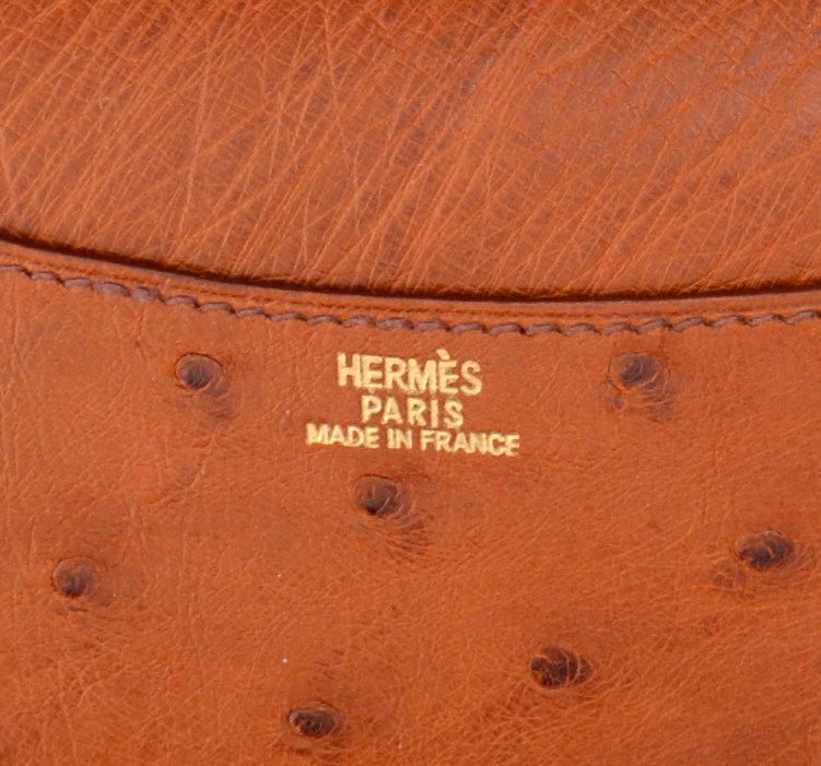 Hermès Ostrich GM Notebook Cover