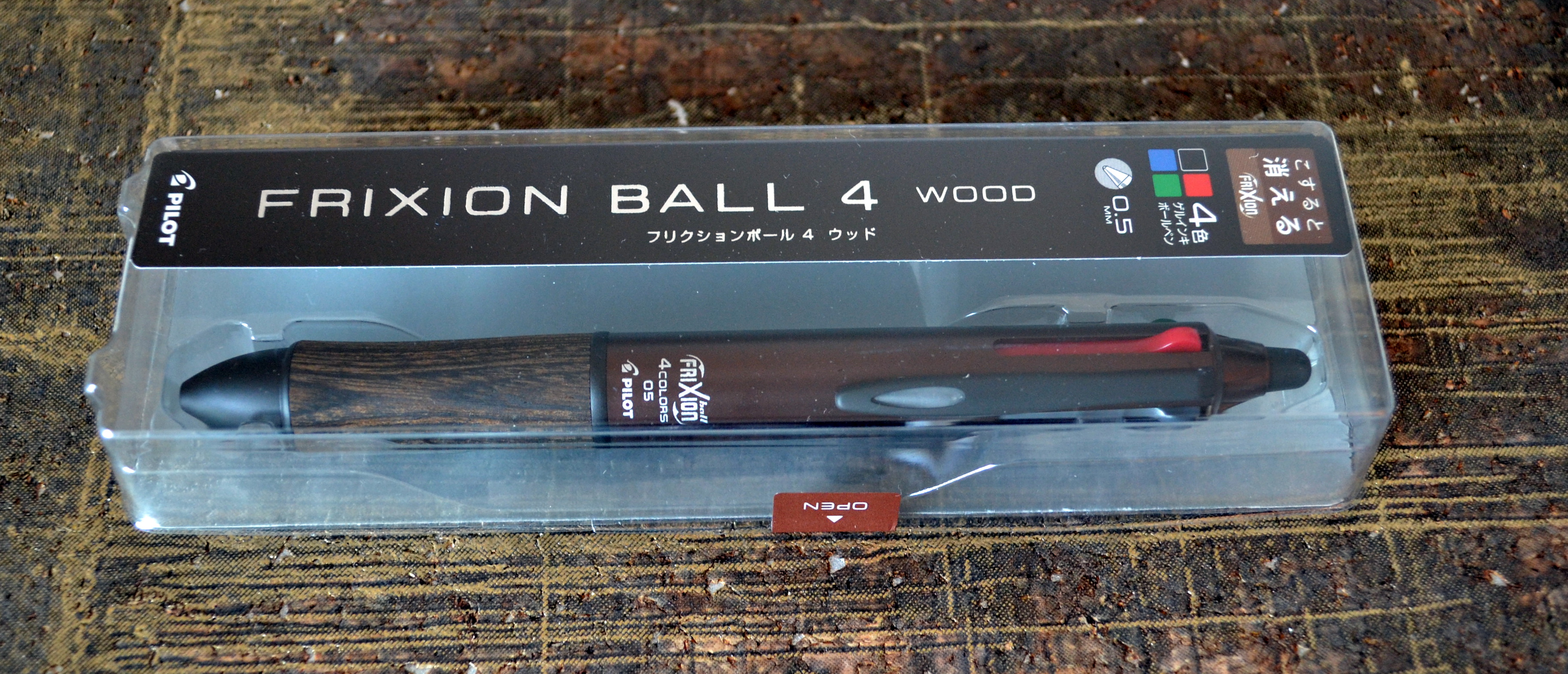 Pilot Frixion Ball 4 Wood Multi-Pen 0.5mm Review - BLAKE'S BROADCAST