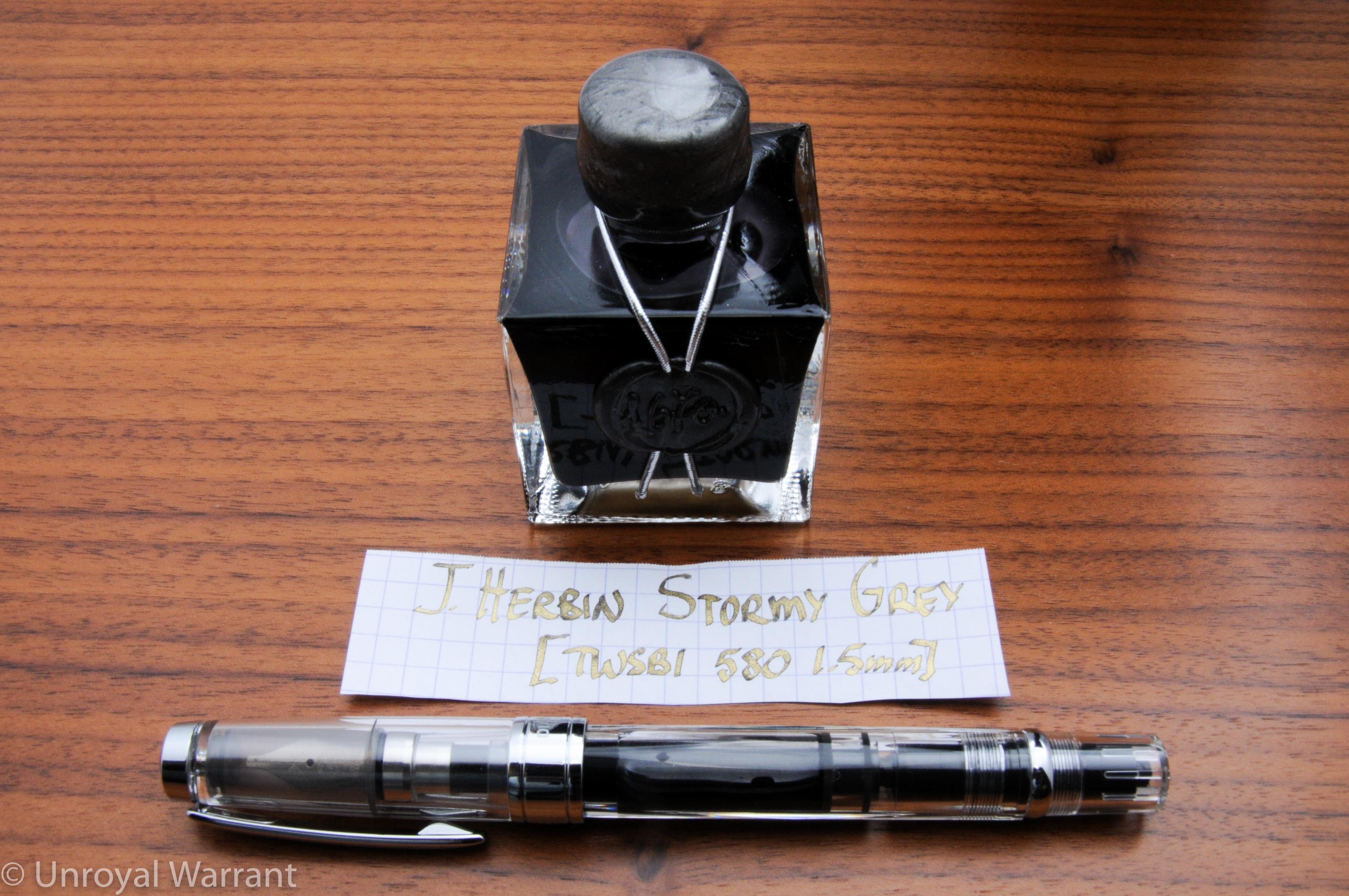 J. Herbin Stormy Grey Fountain Pen Ink -2